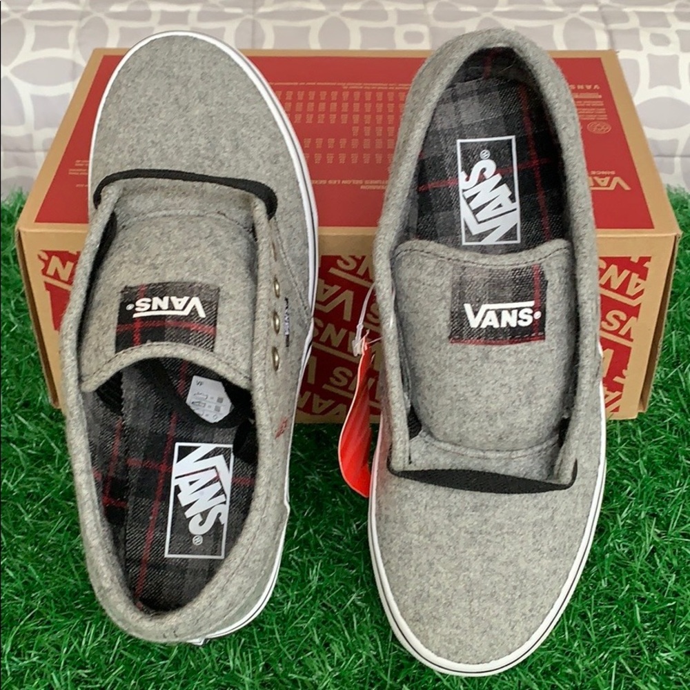 VANS ATWOOD PLAID GREY/RED WMNS - Picture 3 of 16